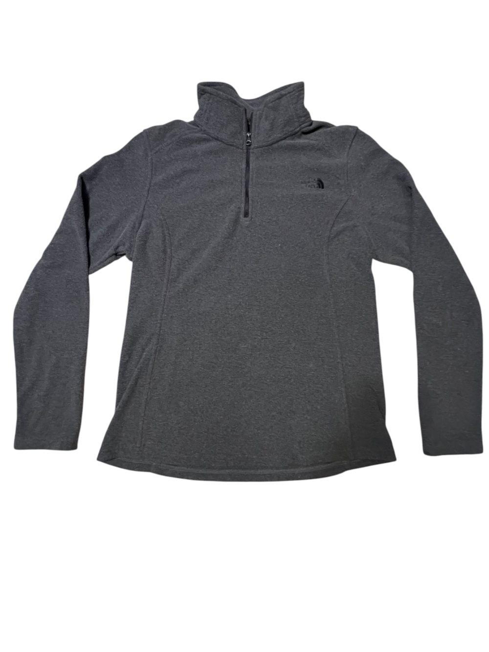 The North Face Quarter-Zip Fleece Pullover - Charcoal Gray